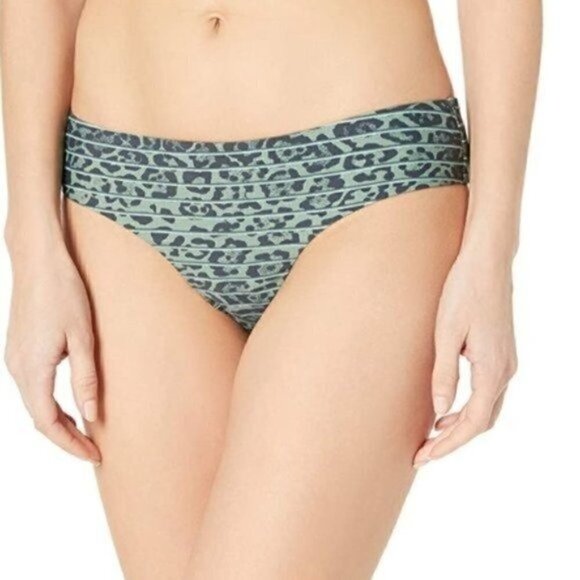 NWT BCBGeneration Leopard Print Bikini Set Size Medium Green Bathing Suit - Picture 3 of 8